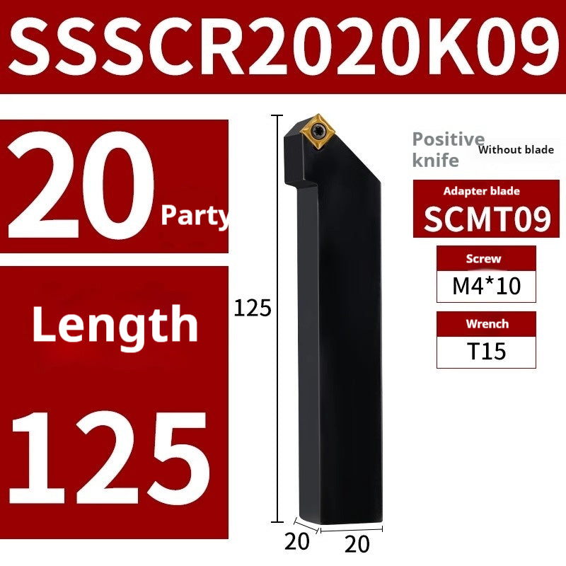 2023-CNC tool holder 45° cylindrical turning tool SSSCR1616H09 lathe tool SSSCR2020K09 diamond cutter Shandong Denso Pricision Tools Co.,Ltd.